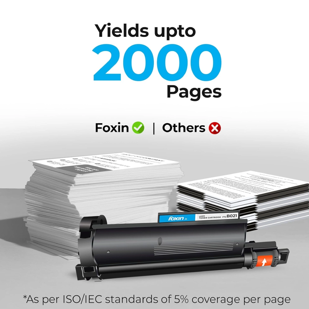 Foxin Compatible Laser Cartridge For Brother TN B021 view 3